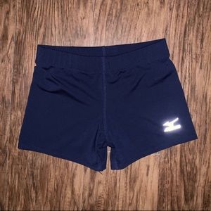 Mizuno Womens dark blue volleyball shorts